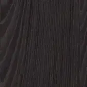 Black matt veneer plank texture with vertical linear grain, showing subtle seams between aligned pieces and a subdued, uniform sheen.